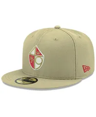 ニューエラ メンズ アクセサリー 帽子 New Era Mens Gold San Francisco 49ers Omaha Throwback 59FIFTY Fitted Hat Gold ゴールド