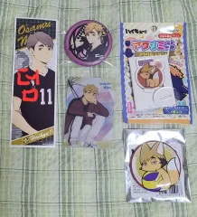 ハイキュー 宮 侑 治 缶バッジ ウエハースカード アクリルめじるし セット