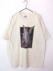 OBEY オベイ レアアイテム 天使プリント ホワイト Tシャツ Lサイズ 