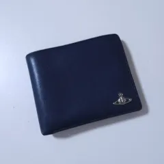 Vivienne Westwood ヴィヴィアン・ウエストウッド ネイビー 二つ折り財布 正規品