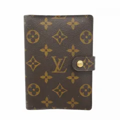 【6bb1664】ルイヴィトン 手帳カバー モノグラム アジェンダPM R20005 ブラウン【中古】メンズ レディース ユニセックス