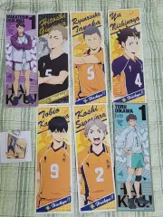 ハイキュー グッズ ロングステッカー+アークス キーホルダー+バボカ+メタルカード