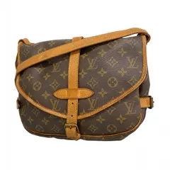 【6bb1993】ルイヴィトン ショルダーバッグ モノグラム ソミュール30 M42256 ブラウン【中古】レディース