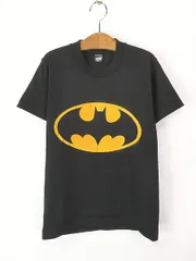 キッズ 古着 90s USA製 BATMAN バットマン アメコミ ヒーロー マーク Tシャツ 14-16歳 古着 