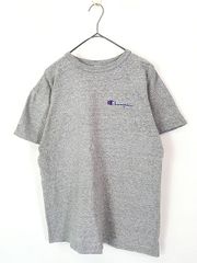 80s Champion Tシャツ 霜降りグレー テキストプリント メンズ - メルカリ