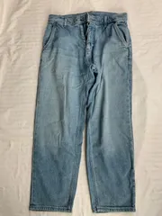 W6)メンズ　UNIQLO 321-463970  ジーンズ  デニム デニムパンツ リラックスアンクルジーンズ