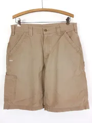 古着 10s Carhartt DKH ベージュ ライト ダック ペインター ショーツ ショート パンツ W33 古着 