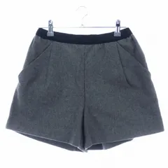 アーバンリサーチ URBAN RESEARCH ショーパン パンツ ショート ウエストゴム ウール 無地 F グレー ボトムス /T2