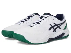 アシックス メンズ シューズ スニーカー ASICS GelDedicate 8 White Midnight ホワイト