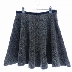 フレームワーク Framework フレアスカート ミニ サイドファスナー ミックスカラー 無地 38 黒 ブラック ボトムス /T2