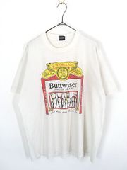 90sButtwiserビキニプリント半袖TシャツバドワイザーL古着年代山田蓮②