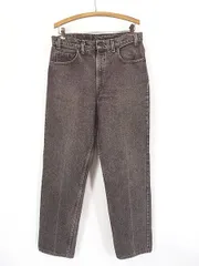 古着 90s USA製 Levi's 540-4866 「Relaxed」 レッドブラウン カラー デニム パンツ ジーンズ W33 L31 