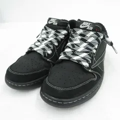 【瀬戸大橋店】 中古 NIKE | ナイキ スニーカー ×Travis Scott 1 Low OG SP エアジョーダン DM7866-001 ブラック 28cm 【126】