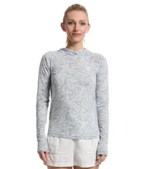 コロンビア レディース アウター パーカー・スウェット Columbia PFG Uncharted Hoodie Nimbus Grey Swamplands グレー