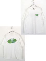 90sクロードモネ ジヴェルニーの庭 アートTシャツ L相当白ユーロ 