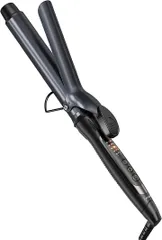 Ryanboo ヘアアイロン カールアイロン コテ カーリングアイロン 5段階温度調整 プロ仕様 MAX220℃ 海外対応 (ブラック,  32mm)