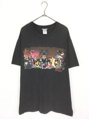 Disney ディズニー ヴィランズ Tシャツ ボーイズ ガール ブラック XL 