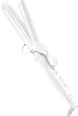 Ryanboo ヘアアイロン カールアイロン コテ カーリングアイロン 5段階温度調整 プロ仕様 MAX220℃ 海外対応 (ホワイト,  32mm)