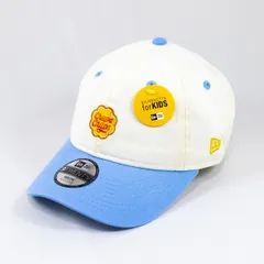 【ニューエラ正規品】子供用 ニューエラ New Era® NEW ERA® 帽子 キャップ キッズ Youth 9TWENTY Chupa Chups チュッパチャプス 2-Tone クロームホワイト/スカイブルー(商品番号：14863715)