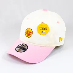 【ニューエラ正規品】子供用 ニューエラ New Era® NEW ERA® 帽子 キャップ キッズ Youth 9TWENTY Chupa Chups チュッパチャプス 2-Tone クロームホワイト/ピンク(商品番号：14863716)