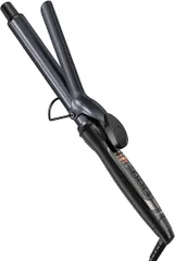 Ryanboo ヘアアイロン カールアイロン コテ カーリングアイロン 5段階温度調整 プロ仕様 MAX220℃ 海外対応 (ブラック,  25mm)