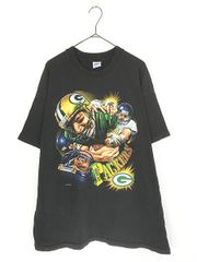 【90s USA】Lee NFL PACKERSリー　ボロTシャツ パッカーッズ 超希少！Lee 90s パッカーズ Tシャツ 黒 XL NFL ヴィンテージ - メルカリ
