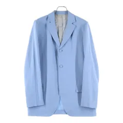 Acne Studios (アクネ ストゥディオズ) 18SS AFSAN FLUID フロントボタン テーラードジャケット 2BA181 ブルーのサムネイル