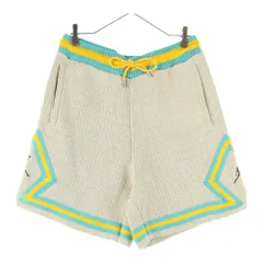 JORDAN BRAND (ジョーダンブランド) ロゴ刺繍 アクリルハーフパンツ ベージュ FD4242-237