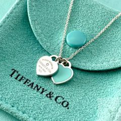 美品 Tiffany リターントゥ ハート ネックレス ダイヤモンド 1P 希少 
