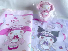 【3点セット】　一番くじ　マイメロ　クロミ　サンリオ　フリル付きトート　マスコット　マイメロディ