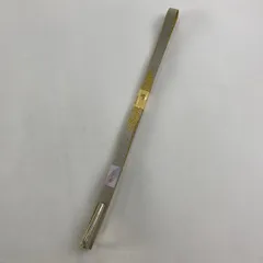 【在庫一掃】 【美品】 帯締め 優品 葉柄 金糸 薄茶色 正絹 和装小物 【中古】