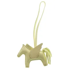HERMES (エルメス) ロデオチャーム ペガサスPM バッグチャーム ストラップ パステルイエロー アニョーミロ×スイフト ジョーミルトン W刻印