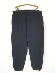 古着 Polo Ralph Lauren ワンポイント ソリッド スウェット イージー パンツ ポケット付 ネイビー XL 古着 のサムネイル