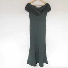 美品 snidel スナイデル カットタイトドレス ワンピース SWFO221070 サイズ１ グリーン レディース 古着 中古 USED