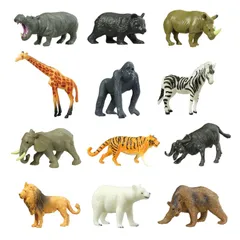 アーテック アニマルフィギュア12体セット (011942)