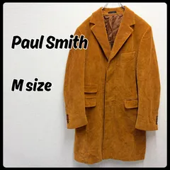 Paul Smith ジャケット アウター チェスターコート Mサイズ ブラウン made in portugal 古着 ポールスミス