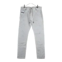 DIESEL (ディーゼル) KROOLEY-E-NE ストレートデニムパンツ グレー 00T001069CJ