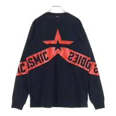 DIESEL (ディーゼル) スタープリント ロングスリーブTシャツ ブラック
