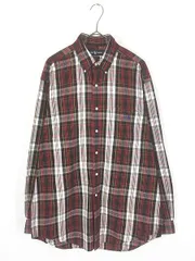 古着 90s Ralph Lauren 「BLAIRE」 マルチ チェック ポケット付 BD シャツ M 古着 