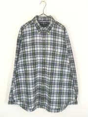 古着 90s Ralph Lauren 「BIG SHIRT」 マルチ チェック ポケット付 BD シャツ XL 古着 