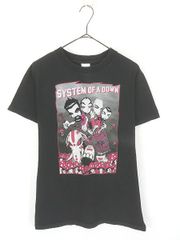 system of a down 00s バンドT 黒ピンク　フェード system of a down 00s バンドT 黒ピンク フェード - メルカリ