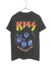 レディース 古着 KISS 「10th ANNIVERSARY TOUR!」 ツアー メタル ロック バンド Tシャツ M位 古着 