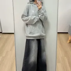 ナイキ 刺繍 ロゴ グレー フード ジップアップ