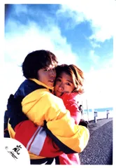 嵐 00年 カレンダー撮影ハワイ 櫻井翔/大野智 公式写真 *1枚