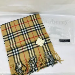 A【未使用品】 Burberrys バーバリーズ ノバチェック ウール100パーセント マフラー