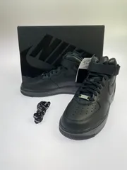 【未使用品】NIKE ナイキ × Supreme シュプリーム 別注 コラボ AIR FORCE 1 MID SP FZ8784-001 エア フォース 1 ミッド スペシャル スニーカー 靴 【160-260211-kk-01-min】
