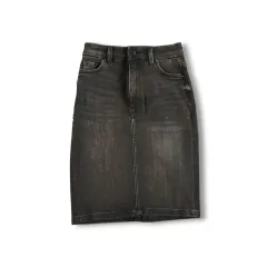 ZARA | ミディ ストレッチ デニム スカート