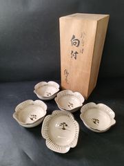 織部 向付 5客 藤一芳 木箱付 和食器 小鉢 - メルカリ