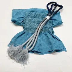 ［6950］帯締め 帯揚げ セット 草花地紋 絞り 逸品 正絹 着物 帯絞め