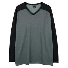 古着 00年代 パタゴニア Patagonia CAPILENE キャプリーン 44245SP00 ラグラン Vネック ロングTシャツ ロンT USA製/eaa610081